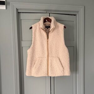 J Crew Sherpa vest